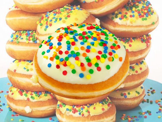 Kreme's cake batter donut