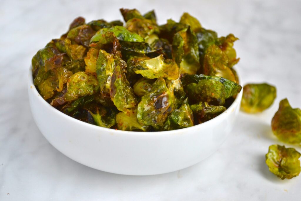 Brussel sprouts chips