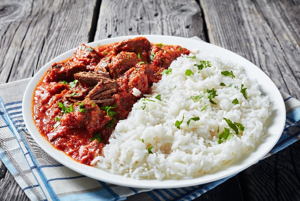 Stew And Rice (Beef Stew)