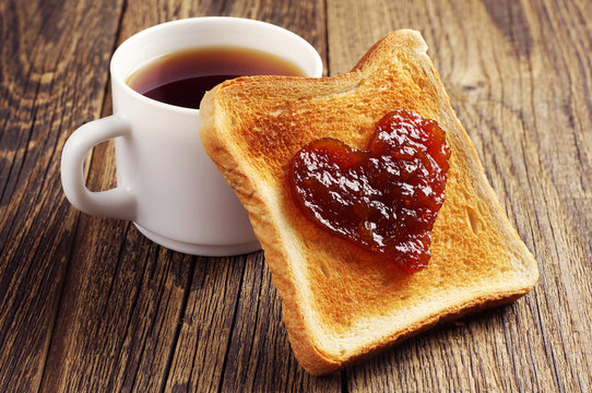 Toasted Bread And Tea/Coffee