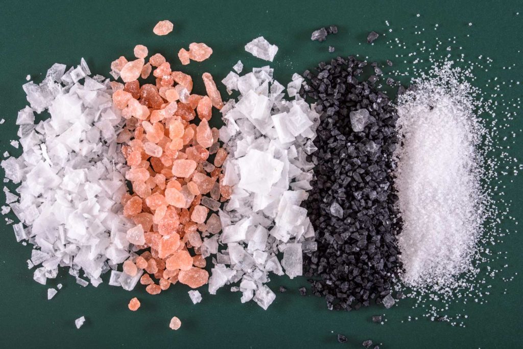 Different types of salt